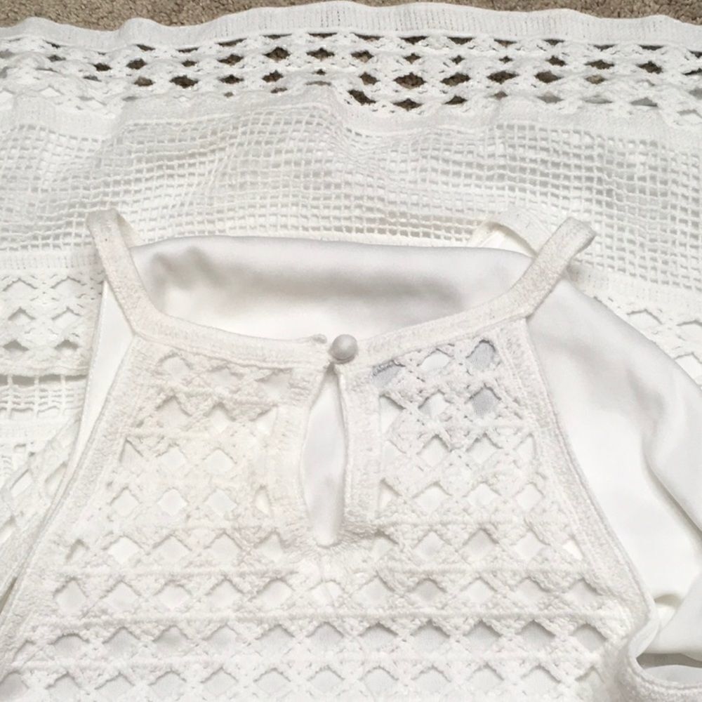 INC Crochet halter top. NWOT - Picture 7 of 8